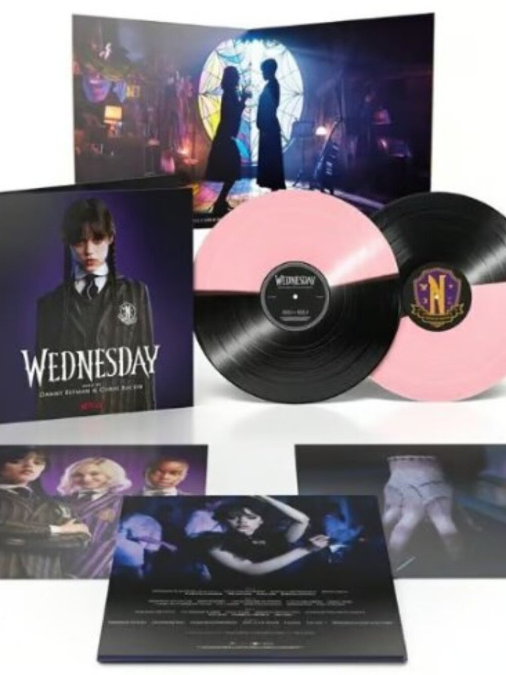 Wednesday Soundtrack 2-LP ~ Exclusive Split Colored Vinyl ~ New/Sealed!